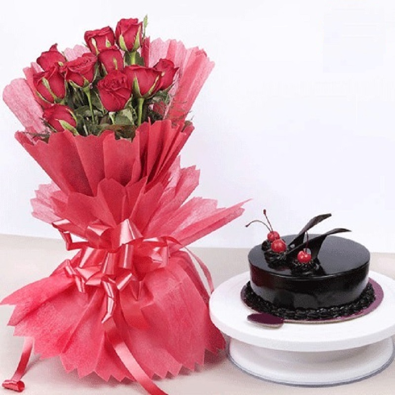 Rose and Cake